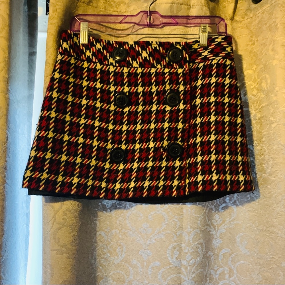 Express winter plaid lined mini